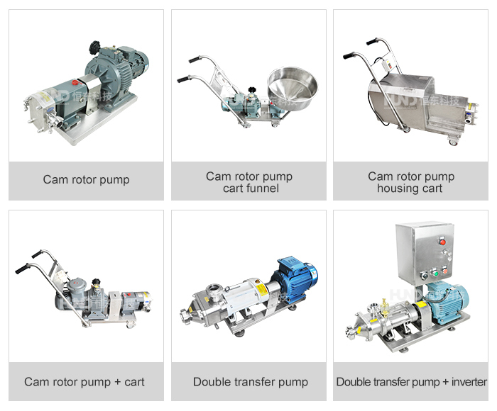 Stainless Steel Sanitary Gear Rotor Pump Oil Transfer Pump