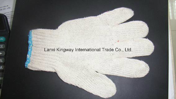 Competitive White Color Working Cotton Glove (SQ-010)