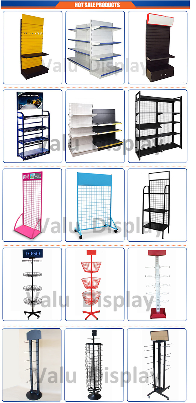 Metal Poster Display Rack for Shopping Mall/Supermarket