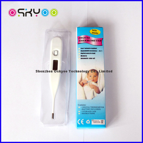 LCD Digital Electronic Flexible Baby Clinical Thermometer