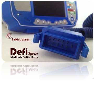 Defixpress Meditech Biphasic Defibrillator with Optional SpO2 Module