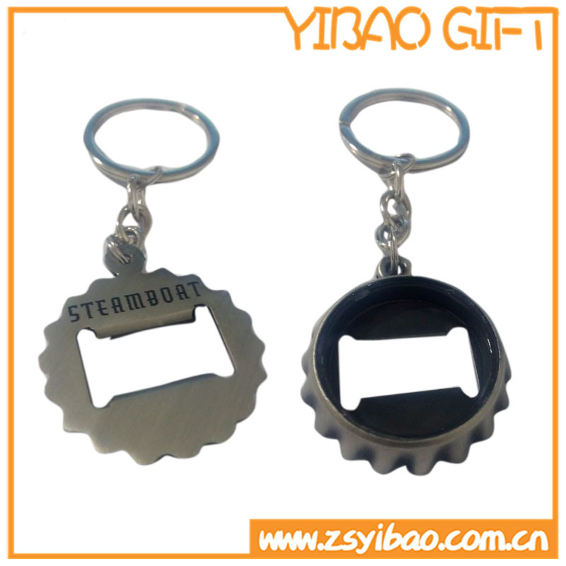 Custom Promotion Metal Keychain with Silver Nickle Color