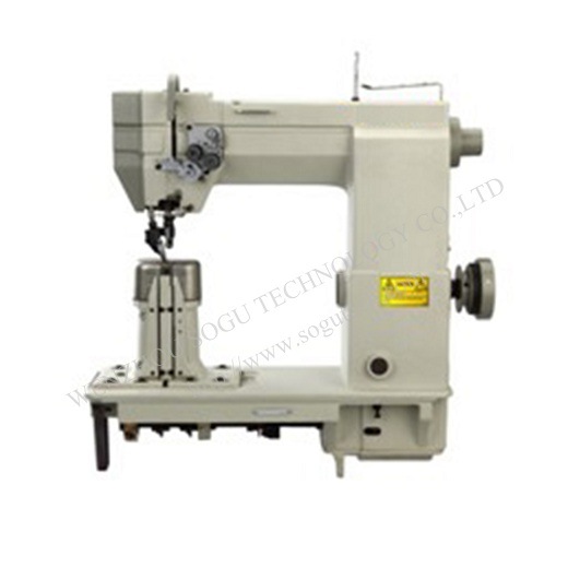 Xs0319 Double Needle Driven Roller Presser Post-Bed Lockstitch Sewing Machine