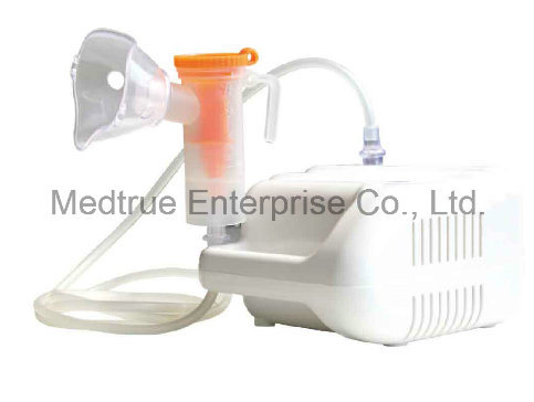 CE/ISO Approved Hot Sale Portable Medical Electric Quiet Compressor Nebulizer (MT05116104)