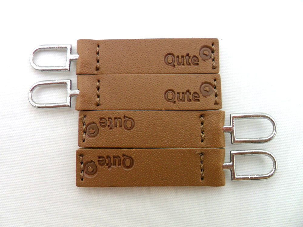 Custom Leather Zipper Pulls Slider for Zipper