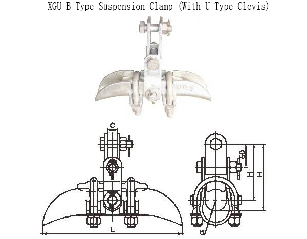 China Cgh Type Aluminum Alloy Suspension Clamp (Envelope Type) - China Electric Equipment, Electric Accessory<