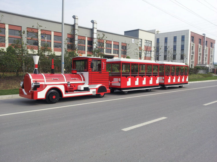 42 Seater Electric Sightseeing Trackless Train for Holiday Village/ Resorts (DSW-E42)