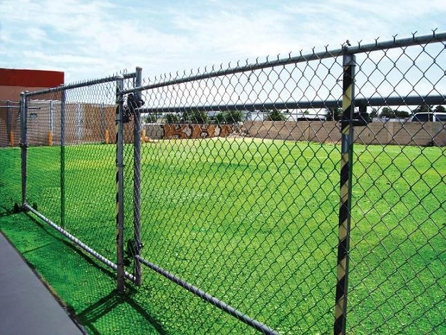 Aluminum-Coated Before Weaving Steel Chain Link Fabric Fence