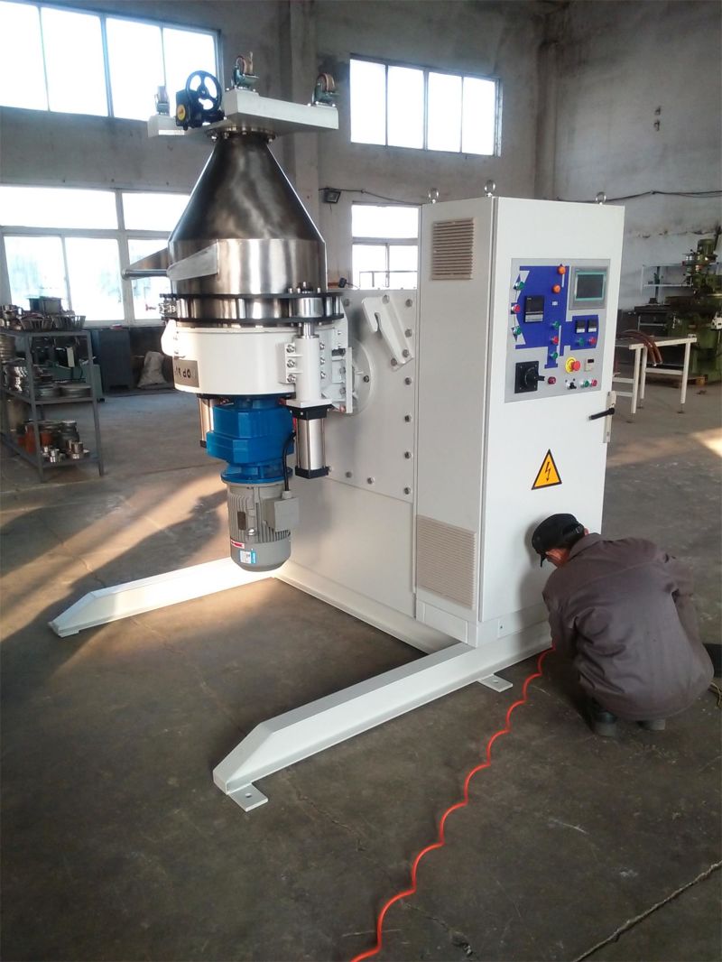 Small Batch Mixing Single Arm Container Mixer for Powder Coatings