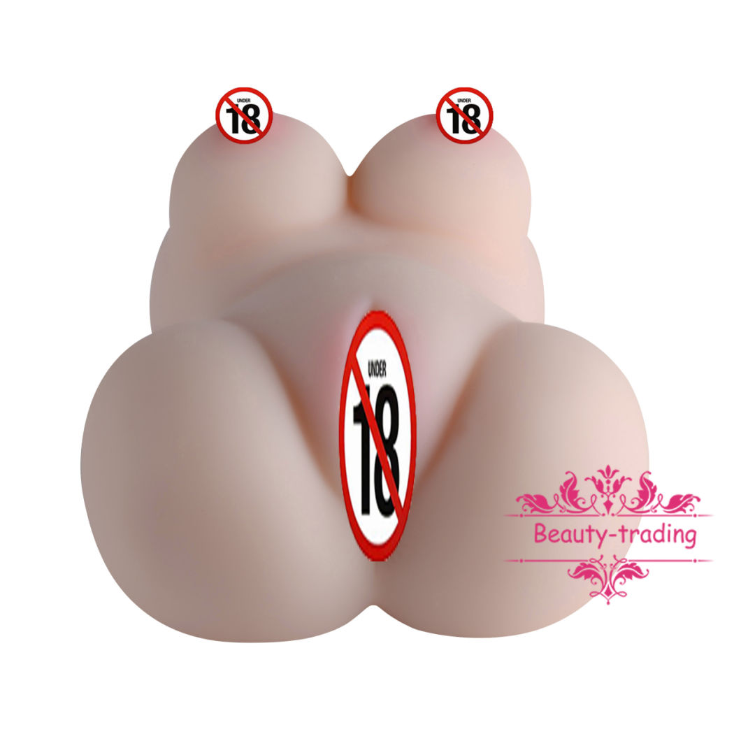 Rounded Half Body Sex Dolls TPE Artificial Breast Pussy Sex Toys for Male