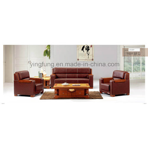 New Design PU Leather Office Sofa (SF-6057)