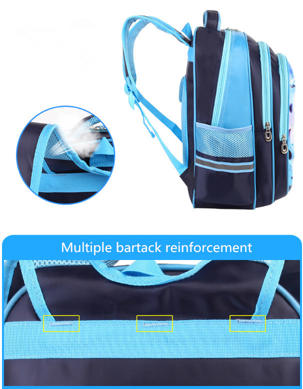 Wholesale 1-3-6 Grade Children's Backpack Boys' Character School Bag