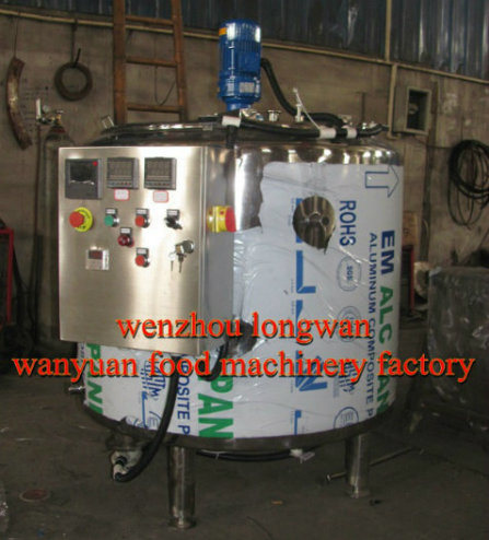 1000 Liters Steam Heating Stainless Steel 304 Ice Cream Pasteurizer Machine