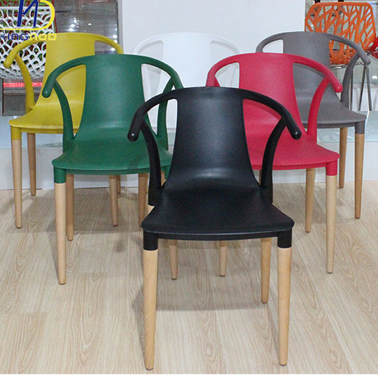 Wholesale Modern Dining Comfortable Plastic PP Chair Restaurant