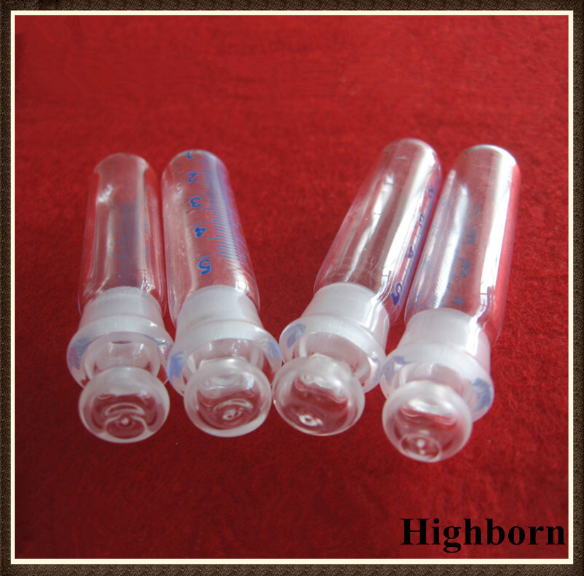 Clear Borosilicate Glass Test Tube with Glass Stopper