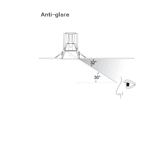 China High Power Recessed 12W/15W LED Ceiling Spotlight with Ce RoHS TUV