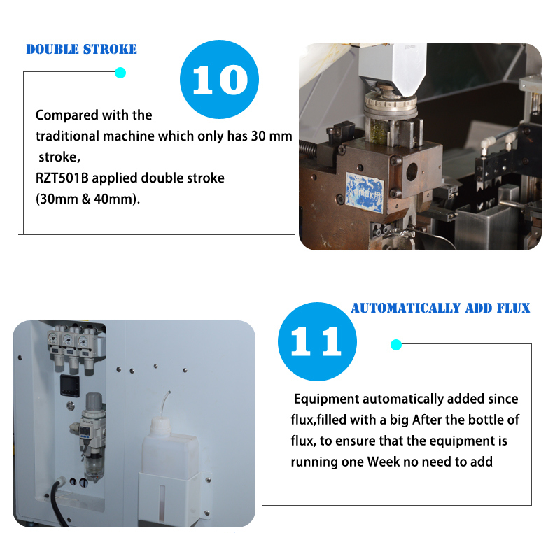 Automatic Multifunctional Cable Stripping Twisting and Tinning Machine