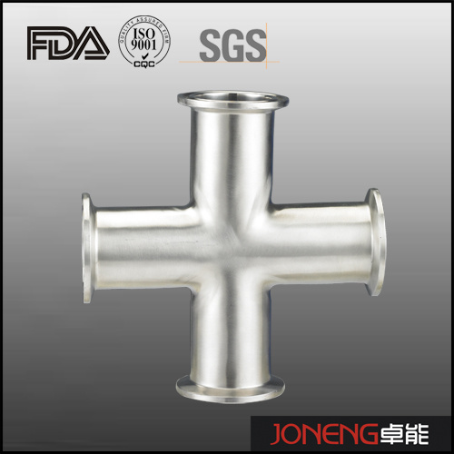 Stainless Steel Sanitary 9MP Triclover Equal Cross Long