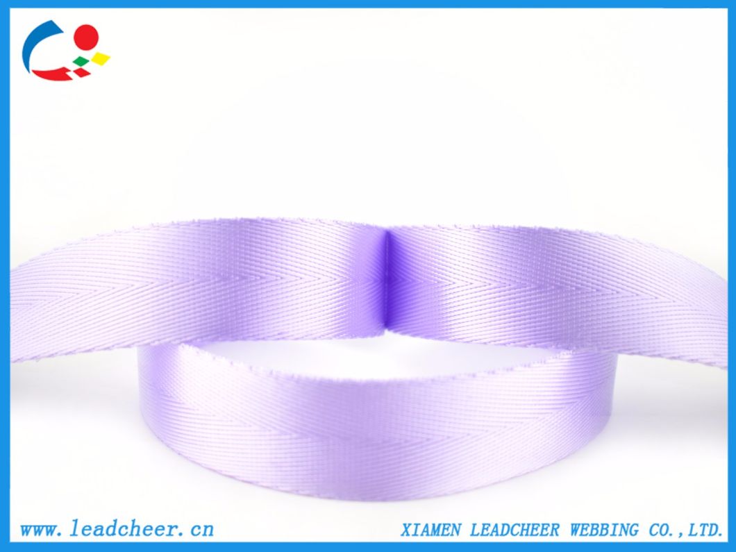 Top Grade Purple Decoration Soft Ribbon Bag Strap