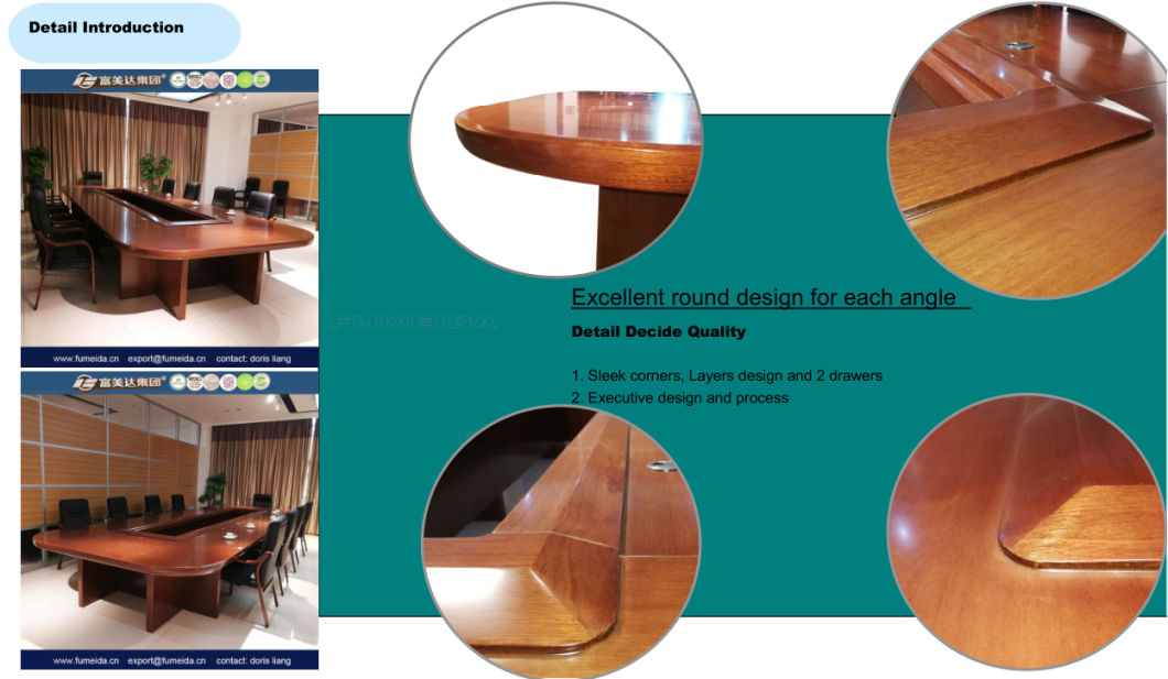 Modern Simple Cord Government Conference Table