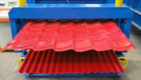 Corrugated Tile Roofing Sheet Roll Forming Machine