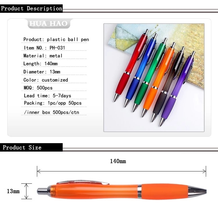 Green Plastic Ball Pen for Promotional Gift