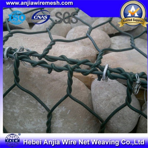 2017 Hot Sale PVC Coated Gabion Box/Hexagonal Gabion