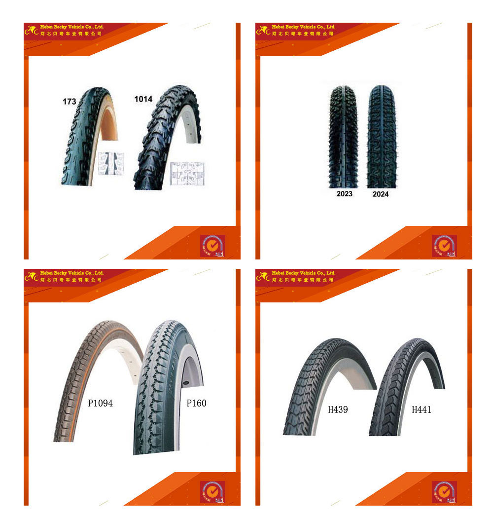 Rubber Solid Variable Sizes Bike Tire/Tyres (BT-035)