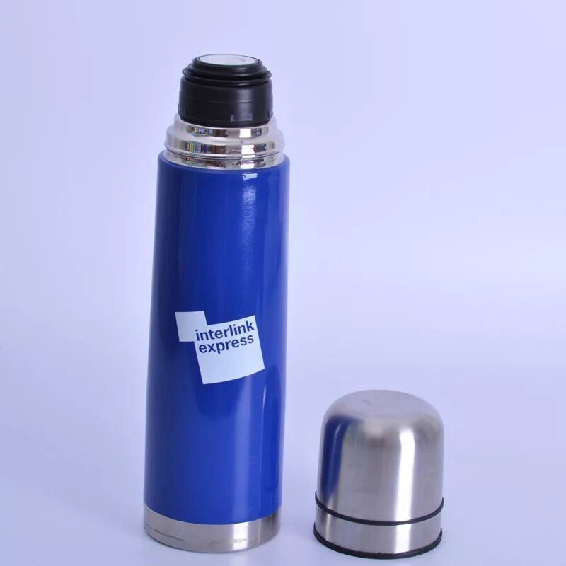 750ml Double Wall Stainless Steel Vacuum Flask, Bullet Flask