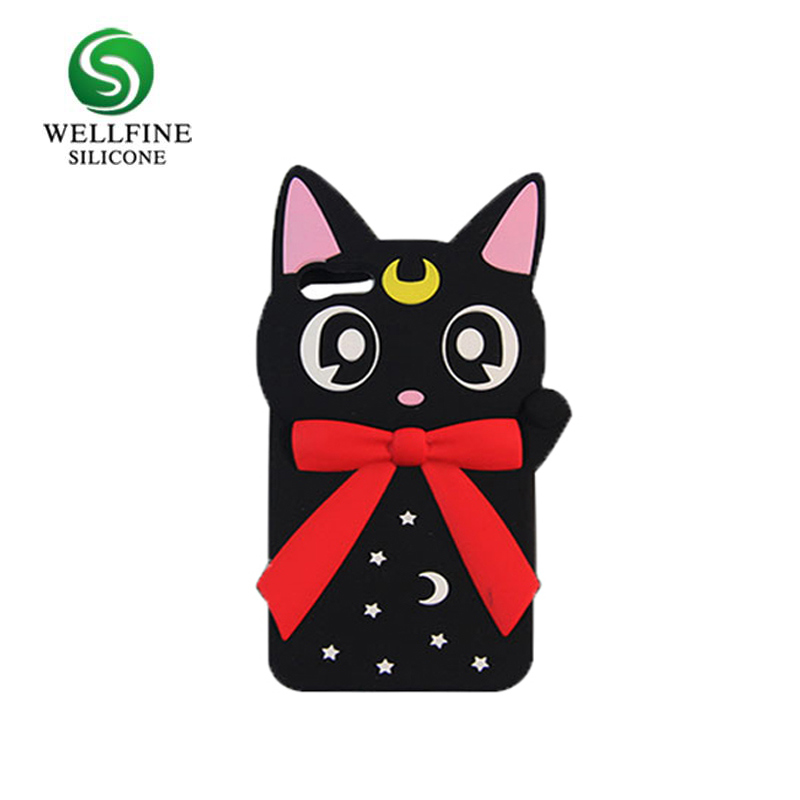 Custom Cute 3D Silicone Mobile Phone Case for iPhone 8