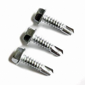 Hex Washer Drilling Screw with Tapping Screw /DIN7504K