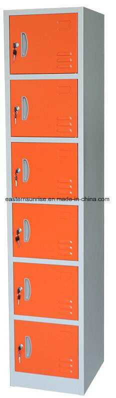 Cheap 6 Tier Door Steel Metal School Military Changing Locker