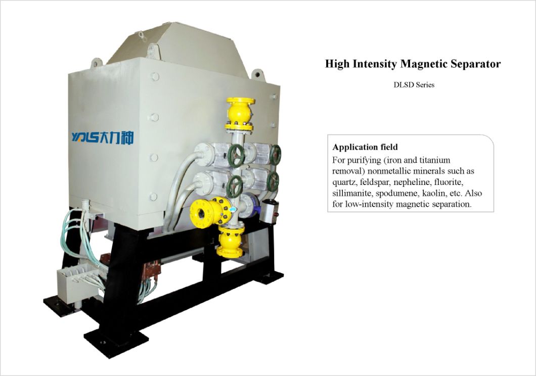 Wet High Gradient Magnetic Separator for Quartz and Kaolin Purification