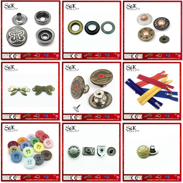 Good Quality Metal Button Spring Type Snap Fasteners Button for Pants/Jacket/Coat