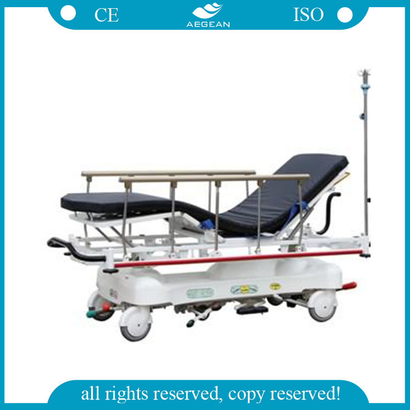 Good Quality CE&ISO Approved AG-Hs001 Hospital Hydraulic Stretcher