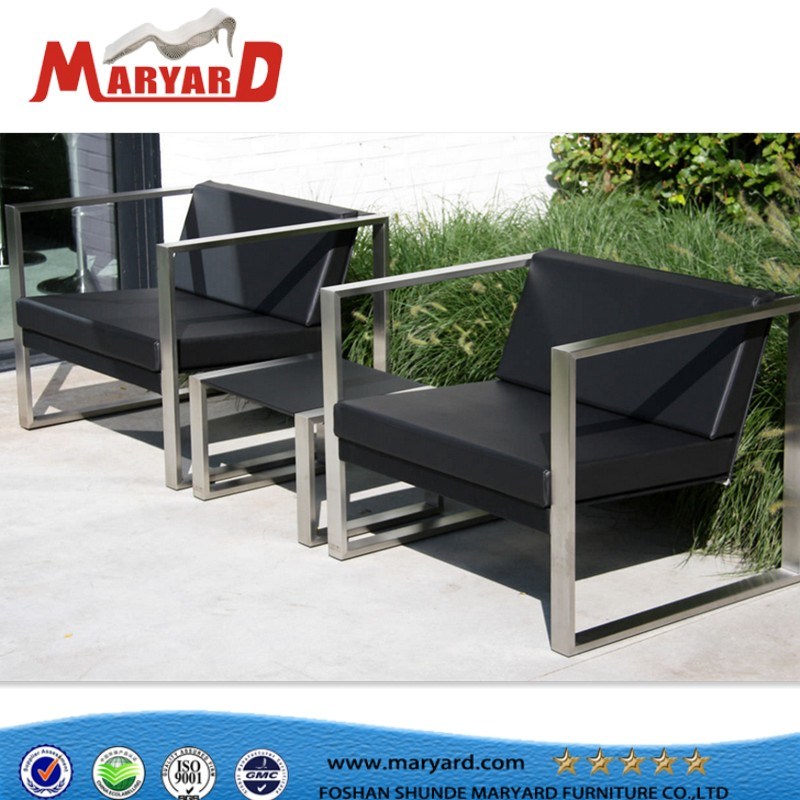 Modern Style Stainless Steel Frame Sofa Set From Shunde Foshan China Manufacture