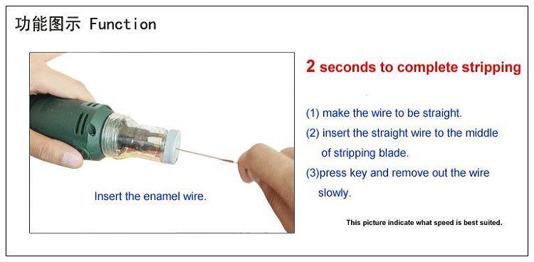 Handset Enamel Wire Stripping Machine (SS-SM06) (Repalce ABISOFIX Stripper)