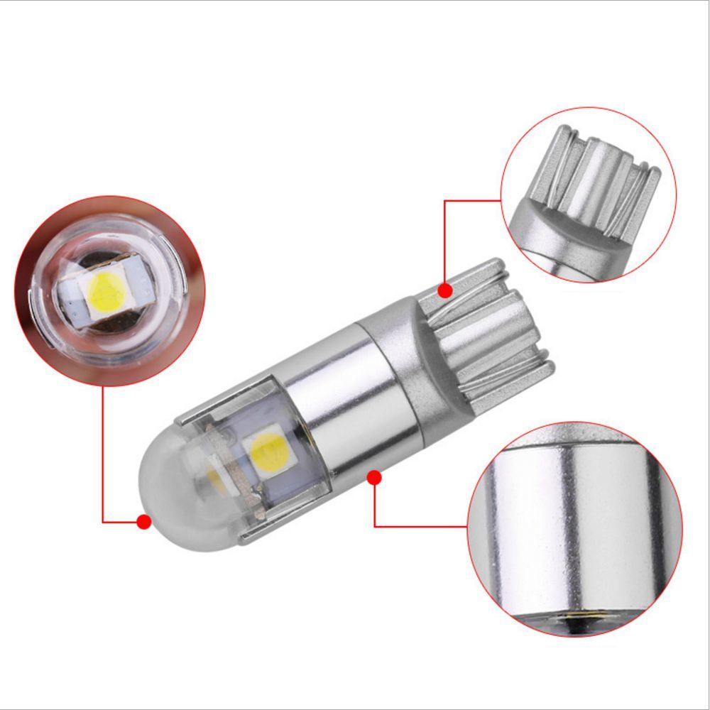 Factory Price New Super Bright LED Lamp T10/W5w/194 3030 3SMD Wide Voltage LED Car Light