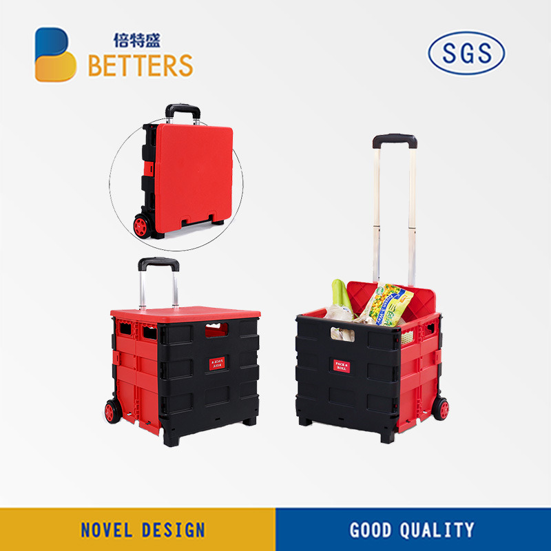 Moving Folding and Portable Luggage Shopping Trolley Box