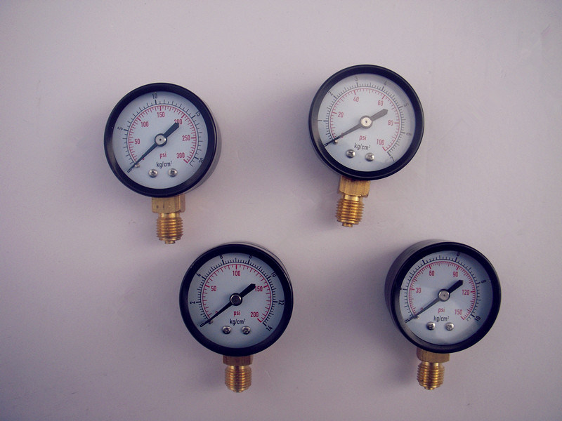 2.5inch Dry Pressure Gauge Bottom Connection Manometer