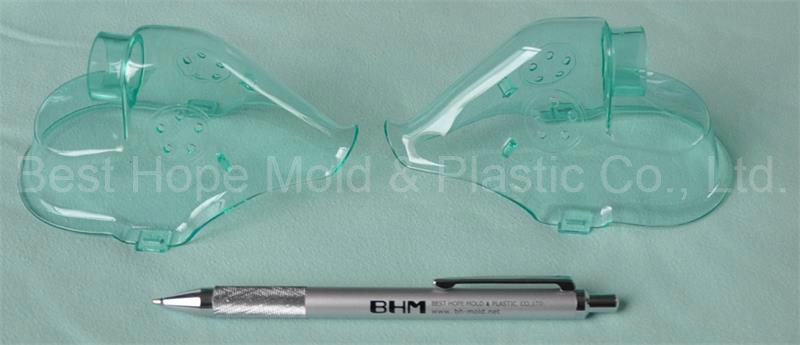 Mirror Polishing PVC Oxygen Mask Injection Plastic Mould / Mold