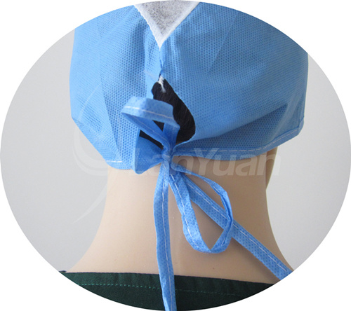 Disposable PP Nonwoven Doctor Cap with Easy Ties