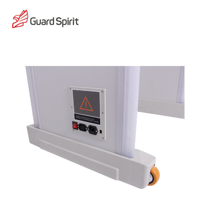 IP54 Waterproof Portable Metal Detector Gate with Wheels