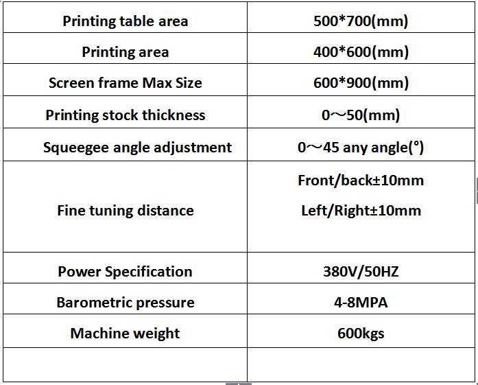 Single Color Screen Printing Machine for Offset Precise Printing