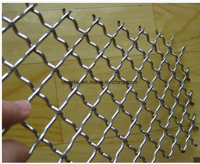 Stainless Steel Crimped Wire Mesh for Decorative Mesh and Filter Mesh