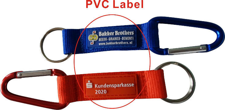 Custom High Quality Polyester Printed Carabiner with Kering