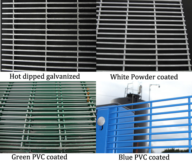 Powder Coated High Security 358 Anti-Climb Welded Wire Mesh Fence for Prison