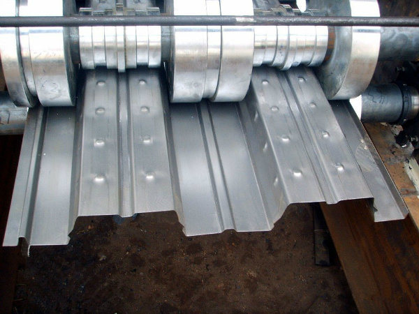 Galvanized Floor Decking Roll Metal Forming Floor Tile Making Machine