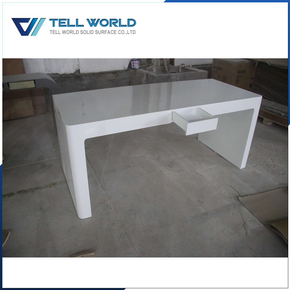 Customized Artificial Stone Office Desk Executive Work Station Manager Table Furniture