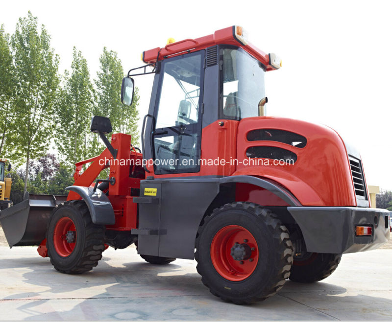 Map 1.6 Ton China Compact Zl16f Front Loader for Loading Trucks